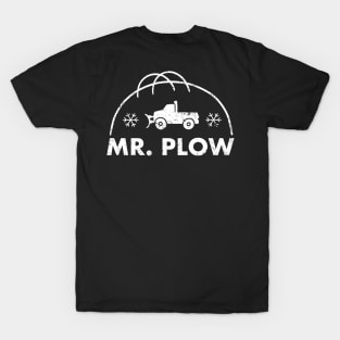 Mr. Plow B/W Logo T-Shirt